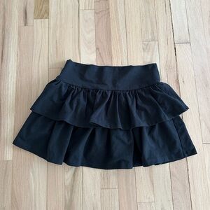 Aritzia black mini skirt size S